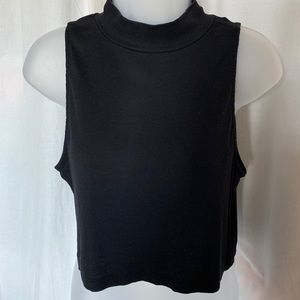 Black Halter Crop Top by Divided, H&M